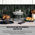 Air Fryer en verre Crispi Pro 7-en-1, Bone