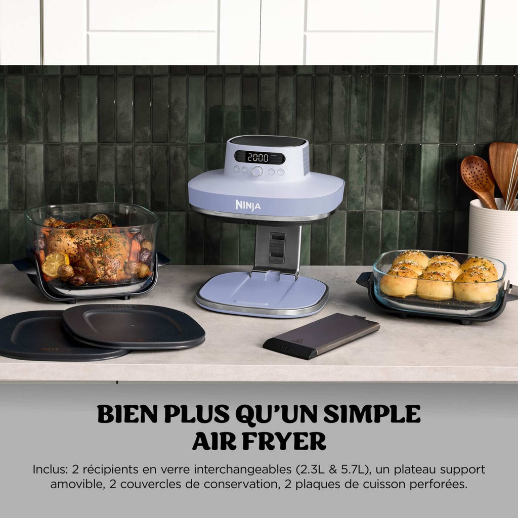 Ninja CRISPi PRO Air fryer en verre 7-en-1, Violet