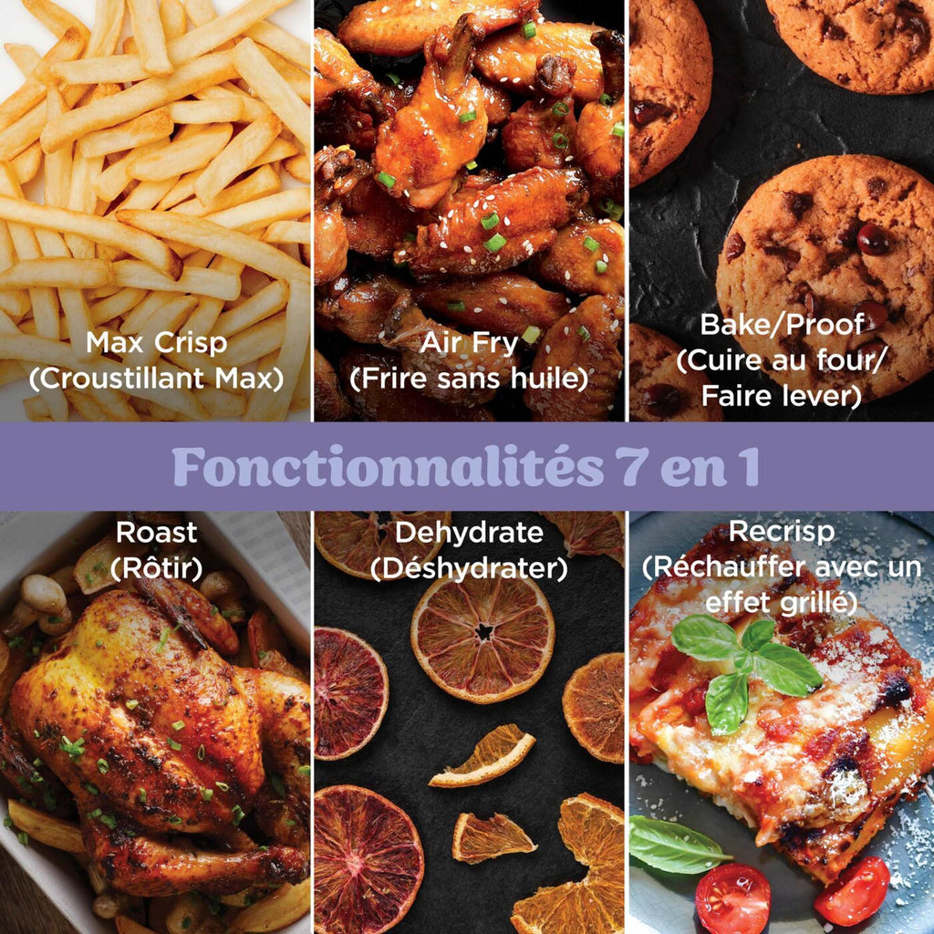 Ninja CRISPi PRO Air fryer en verre 7-en-1, Violet