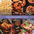 Ninja CRISPi PRO Air fryer en verre 7-en-1, Violet