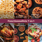 Air Fryer en verre Crispi Pro 7-en-1, Rose Quartz