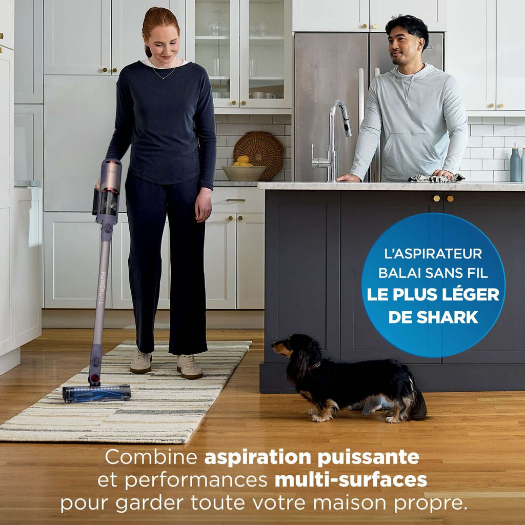 Aspirateur balai sans fil Shark PowerLite Clean & Empty spécial poils d’animaux