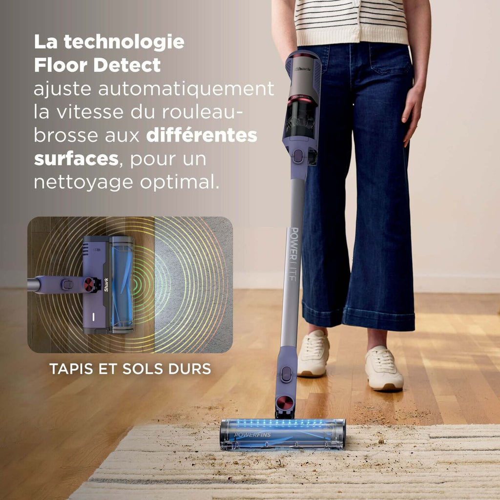 Aspirateur balai sans fil Shark PowerLite Clean & Empty spécial poils d’animaux