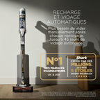 Aspirateur balai sans fil Shark PowerDetect Speed Collection Luxe Clean & Empty - Ivoire
