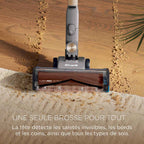 Aspirateur balai sans fil Shark PowerDetect Speed Collection Luxe Clean & Empty - Ivoire