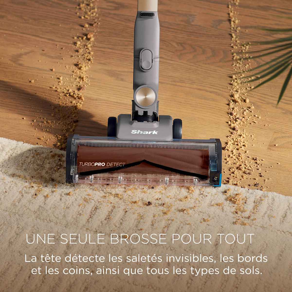 Aspirateur balai sans fil Shark PowerDetect Speed Collection Luxe Clean & Empty - Ivoire