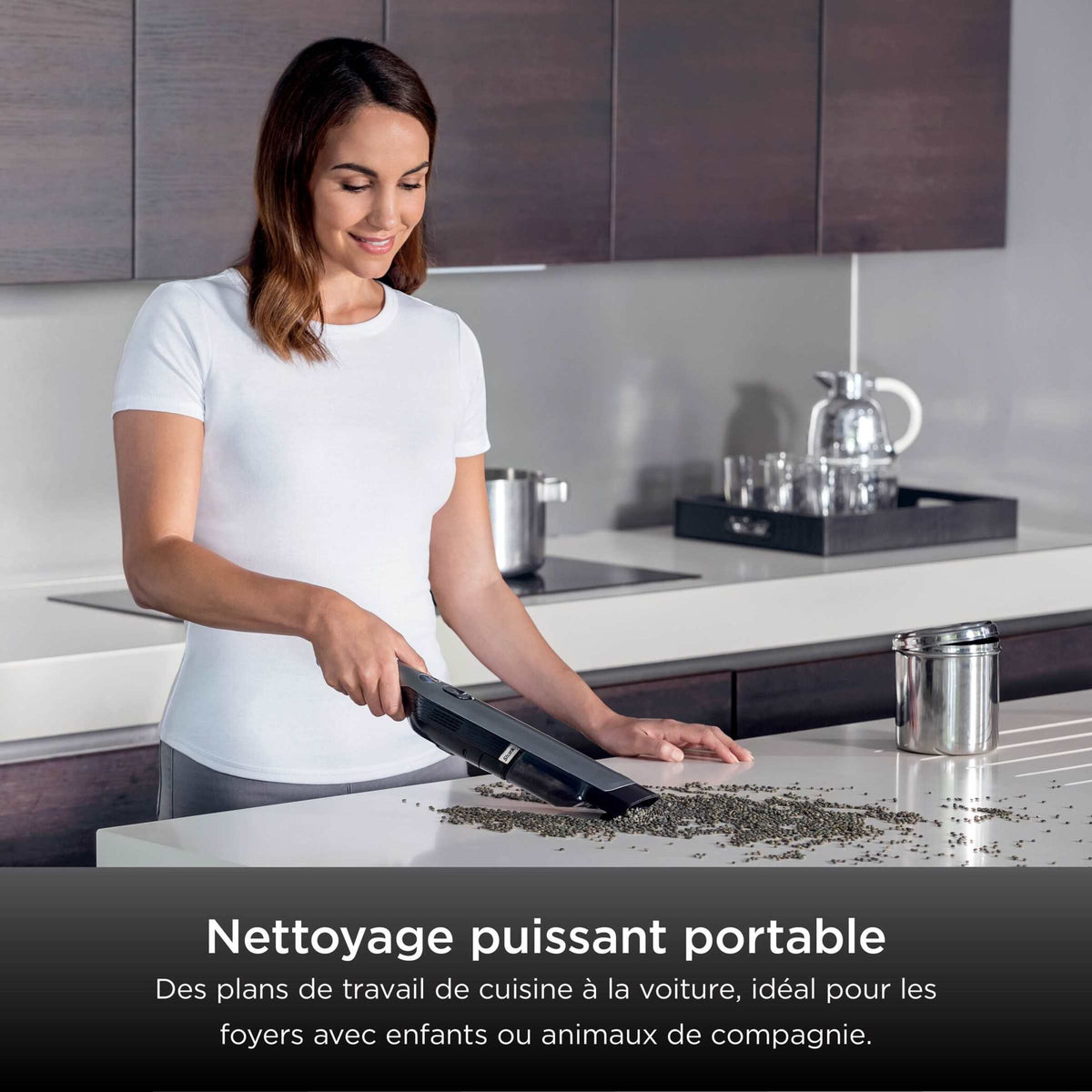 Aspirateur à main sans fil Shark WandVac, Gris