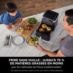 Pack Air Fryer Ninja 1 tiroir 6-en-1, 6,2L & Aspirateur balai sans fil Shark PowerLite