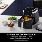 Pack Air Fryer Ninja 1 tiroir 6-en-1, 6,2L & Aspirateur balai sans fil Shark PowerLite