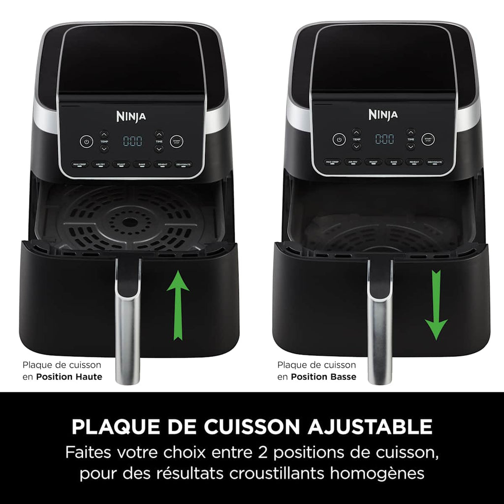 Pack Air Fryer Ninja 1 tiroir 6-en-1, 6,2L & Aspirateur balai sans fil Shark PowerLite