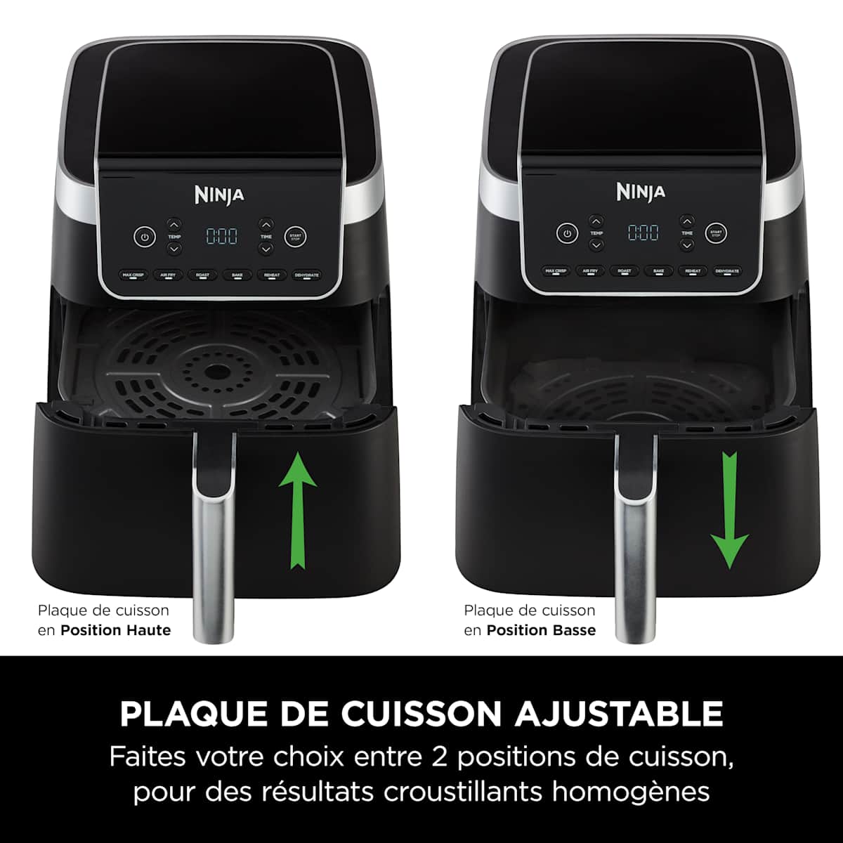 Pack Air Fryer Ninja 1 tiroir 6-en-1, 6,2L & Aspirateur balai sans fil Shark PowerLite