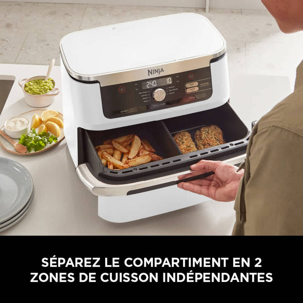 Air Fryer Ninja Foodi Flex, 10.4L, 7-en-1, Blanc