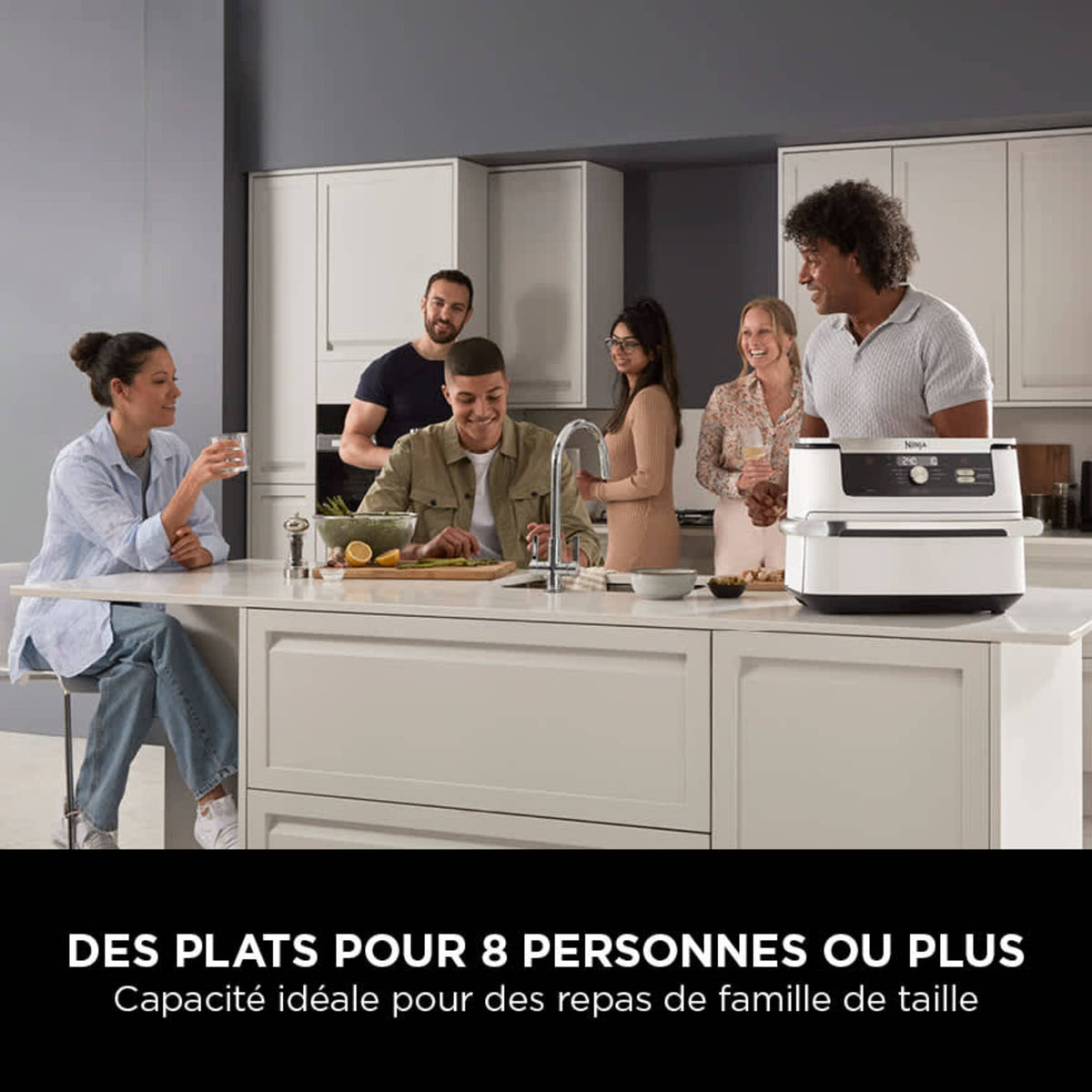 Air Fryer Ninja Foodi Flex, 10.4L, 7-en-1, Blanc