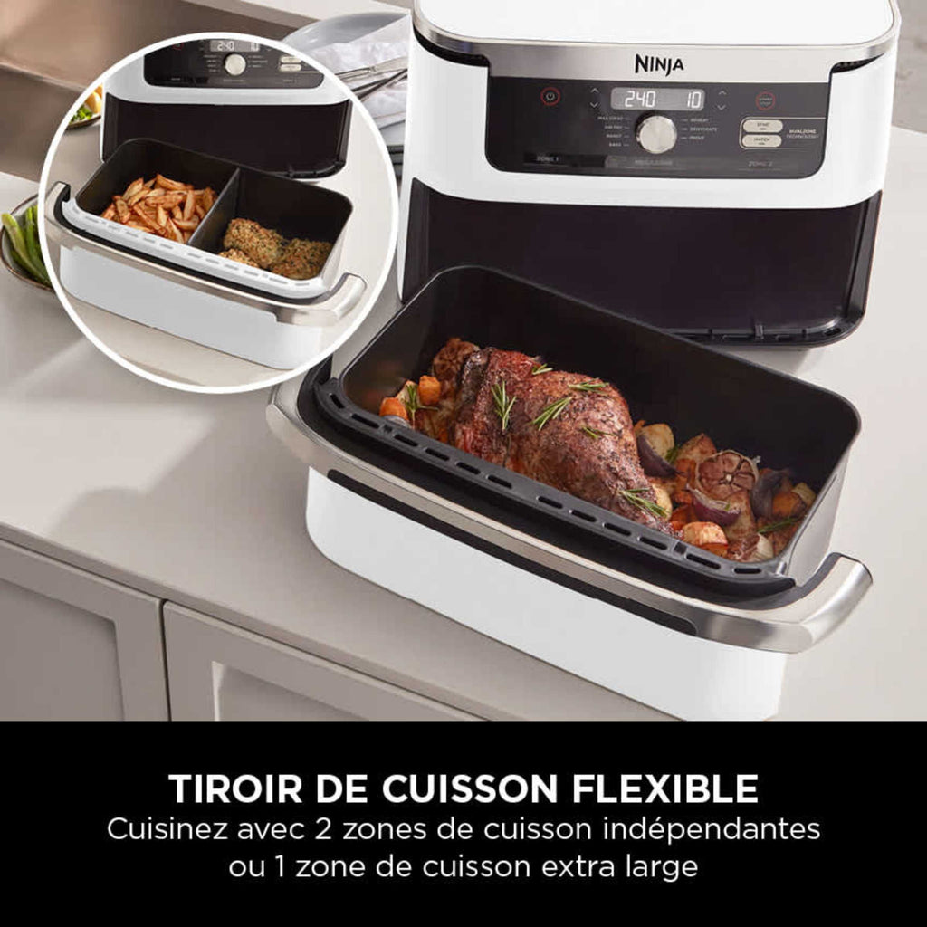 Air Fryer Ninja Foodi Flex, 10.4L, 7-en-1, Blanc