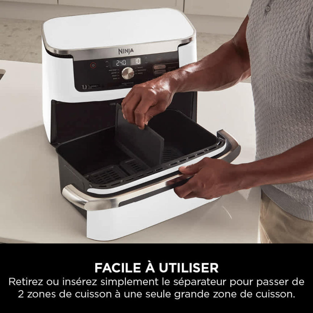 Air Fryer Ninja Foodi Flex, 10.4L, 7-en-1, Blanc