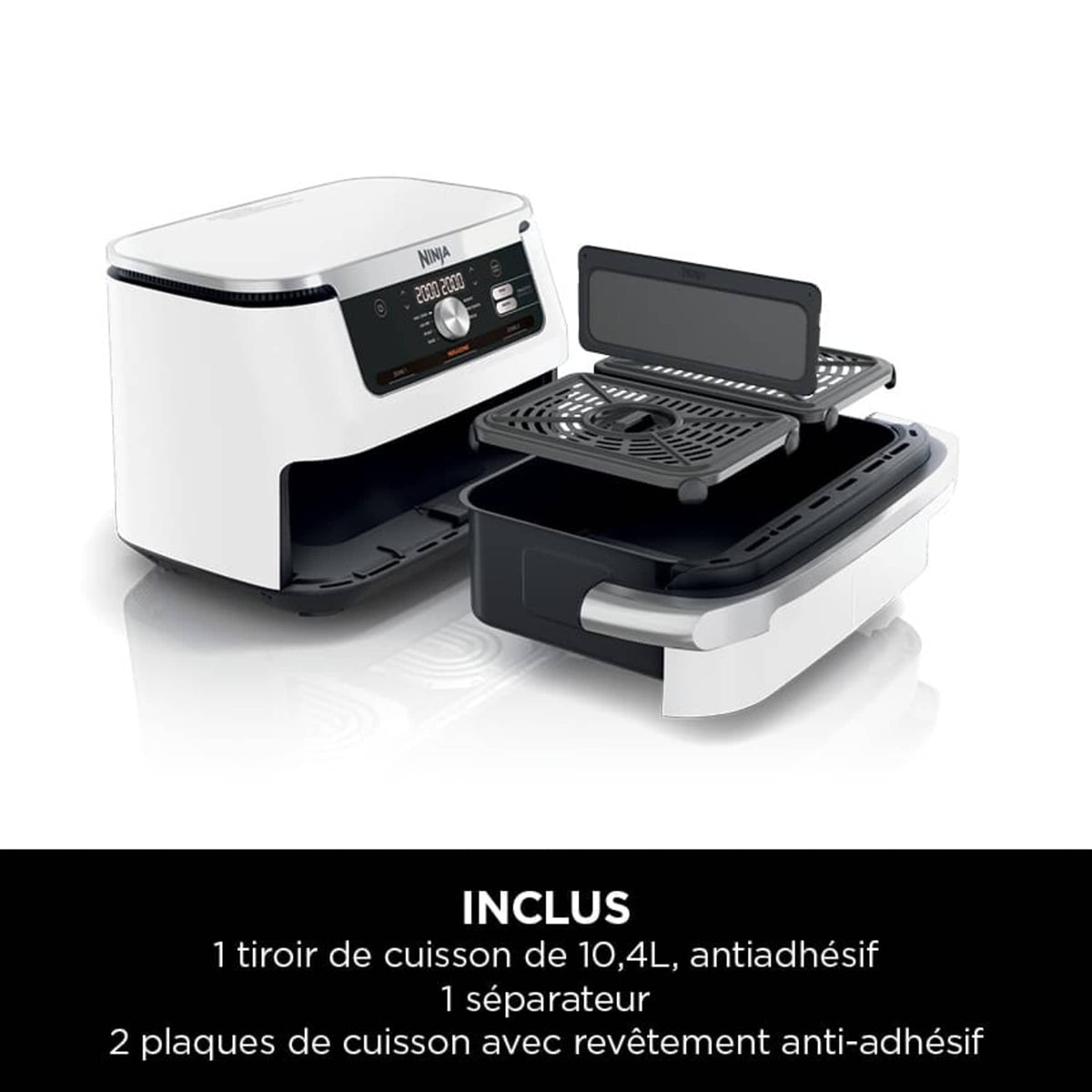 Air Fryer Ninja Foodi Flex, 10.4L, 7-en-1, Blanc