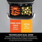 Air Fryer Ninja Foodi Flex, 10.4L, 7-en-1, Noir
