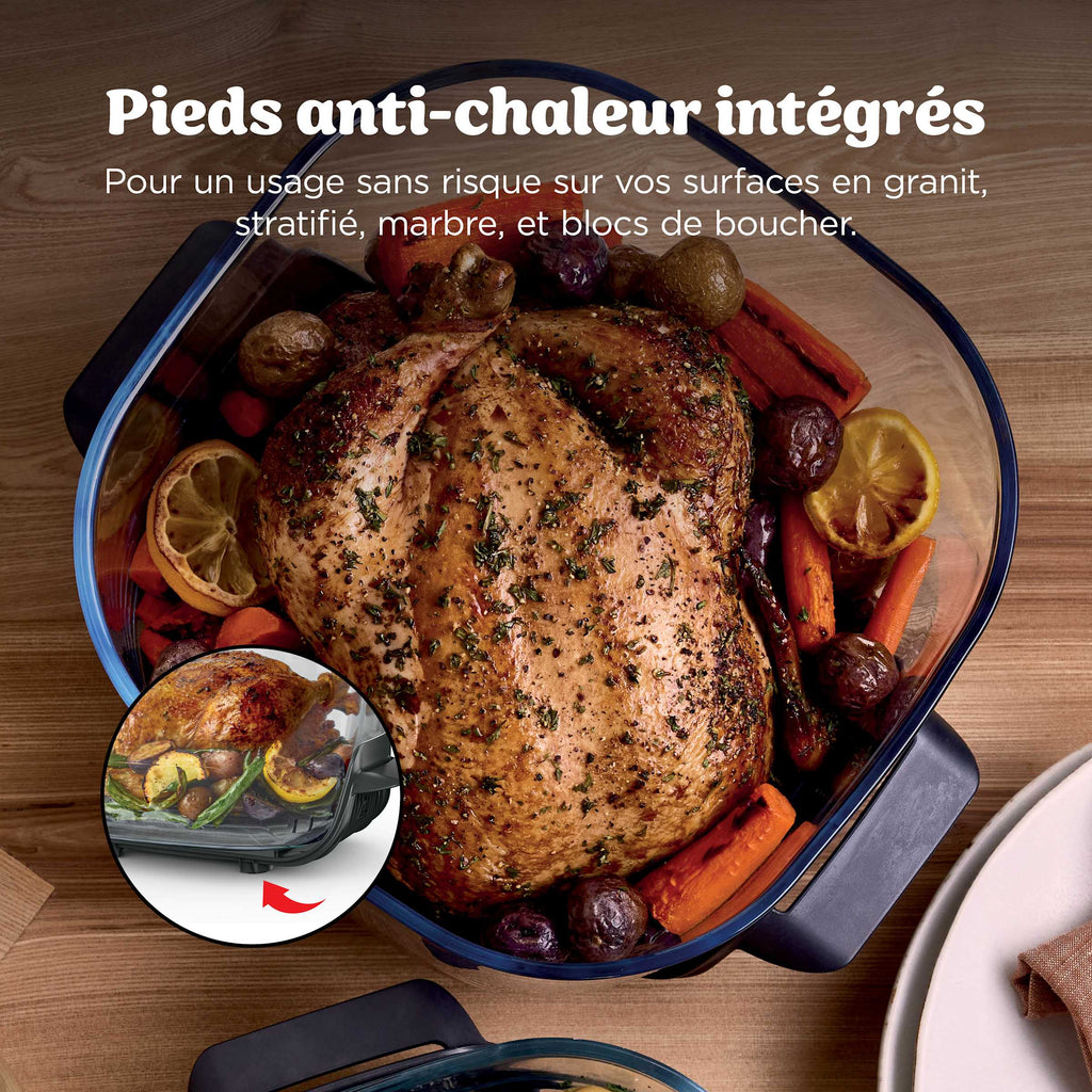 Air Fryer en verre Crispi Pro 7-en-1, Bone