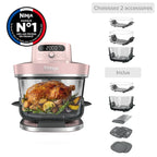 Pack sur mesure Air Fryer en verre Crispi Pro 7-en-1, Rose Quartz
