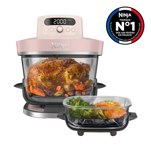 Air Fryer en verre Crispi Pro 7-en-1, Rose Quartz