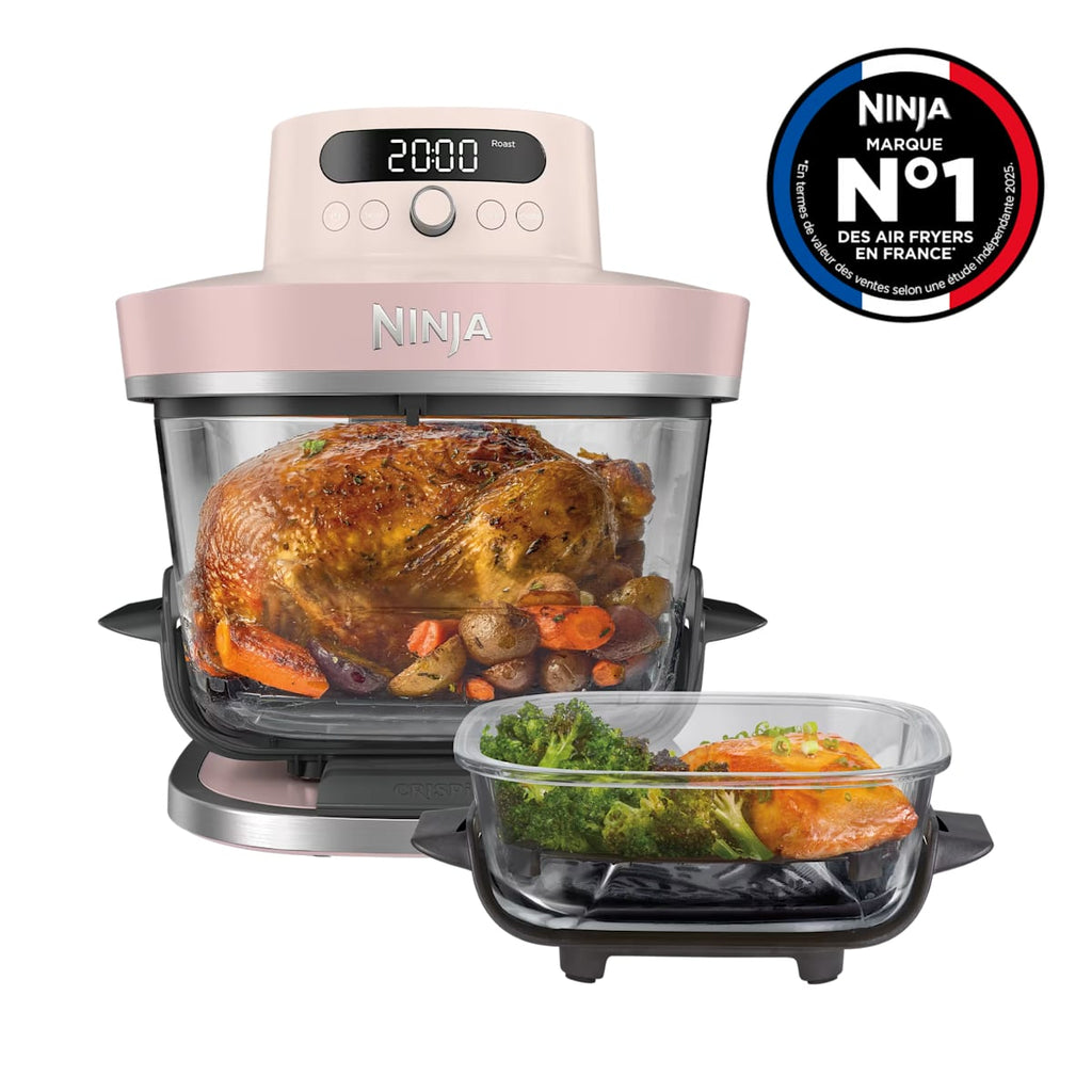 Air Fryer en verre Crispi Pro 7-en-1, Rose Quartz