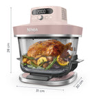 Pack sur mesure Air Fryer en verre Crispi Pro 7-en-1, Rose Quartz