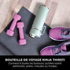 Gourde isotherme Ninja Thirsti – Menthe, 530 ml