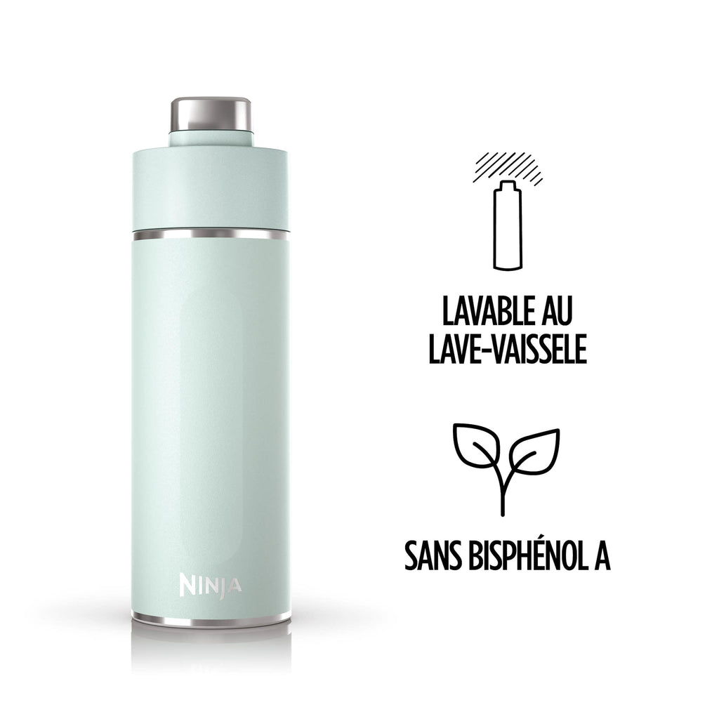 Gourde isotherme Ninja Thirsti – Menthe, 530 ml