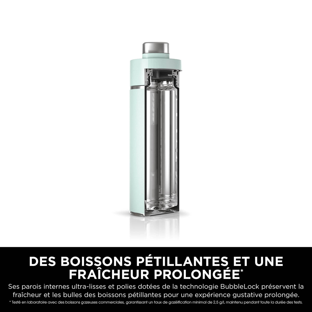 Gourde isotherme Ninja Thirsti – Menthe, 530 ml