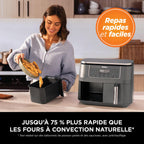 Air Fryer Ninja DualZone, 7.6L, 6-en-1, Gris