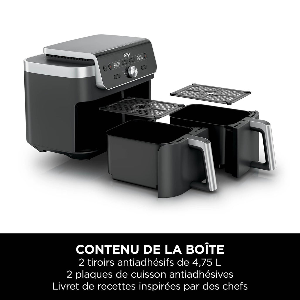 Air Fryer Ninja DualZone MAX, 9.5L, 6-en-1