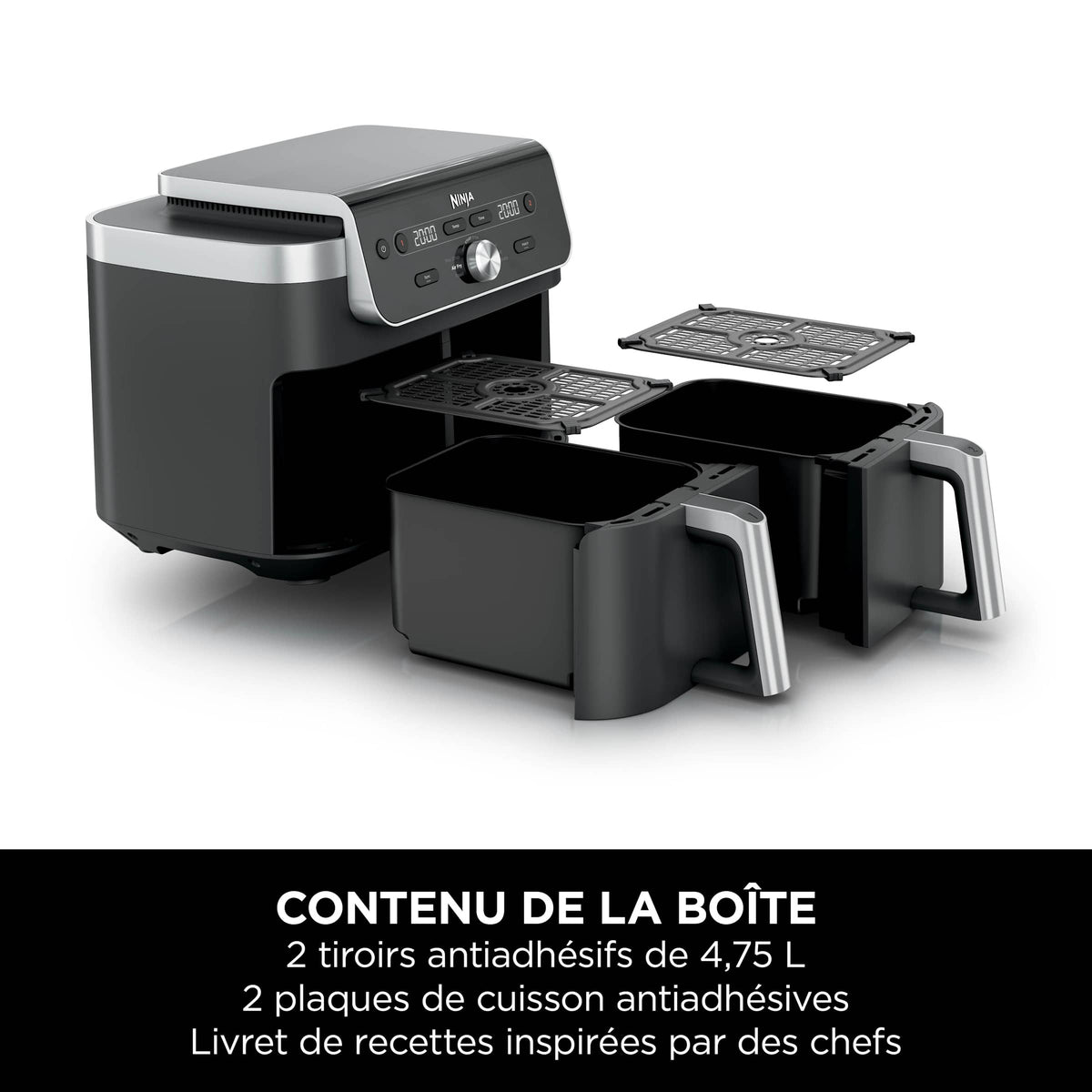 Air Fryer Ninja DualZone MAX, 9.5L, 6-en-1