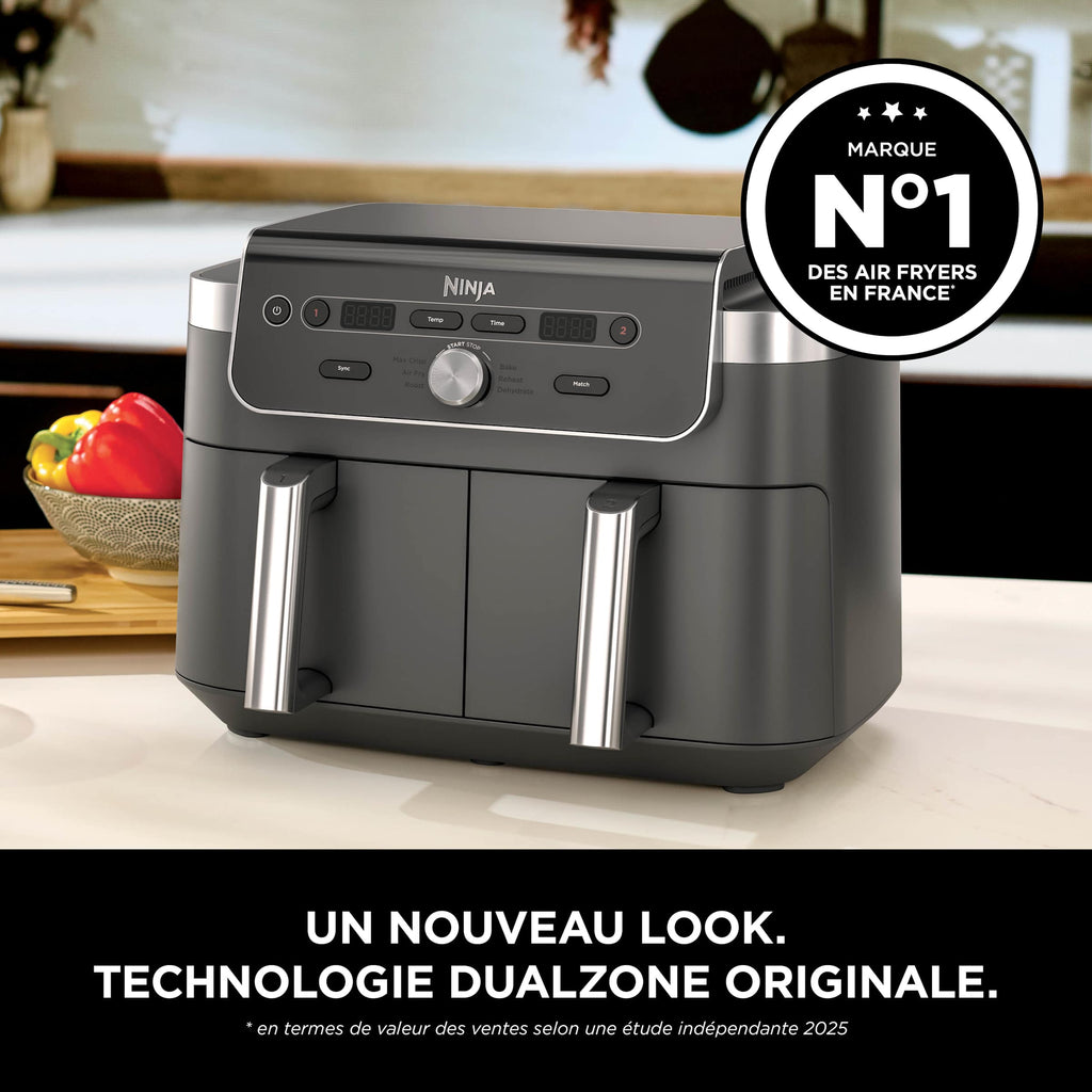 Air Fryer Ninja DualZone MAX, 9.5L, 6-en-1