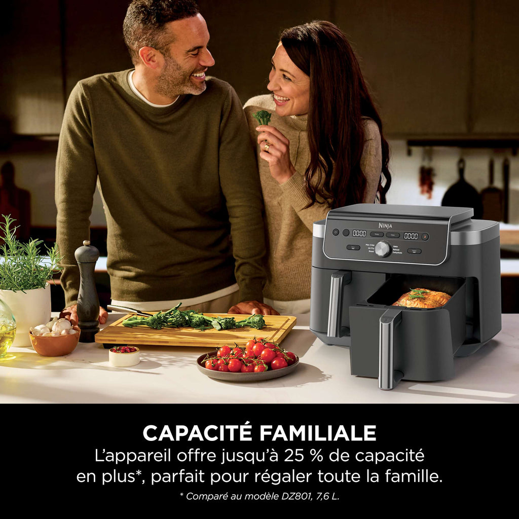 Air Fryer Ninja DualZone MAX, 9.5L, 6-en-1