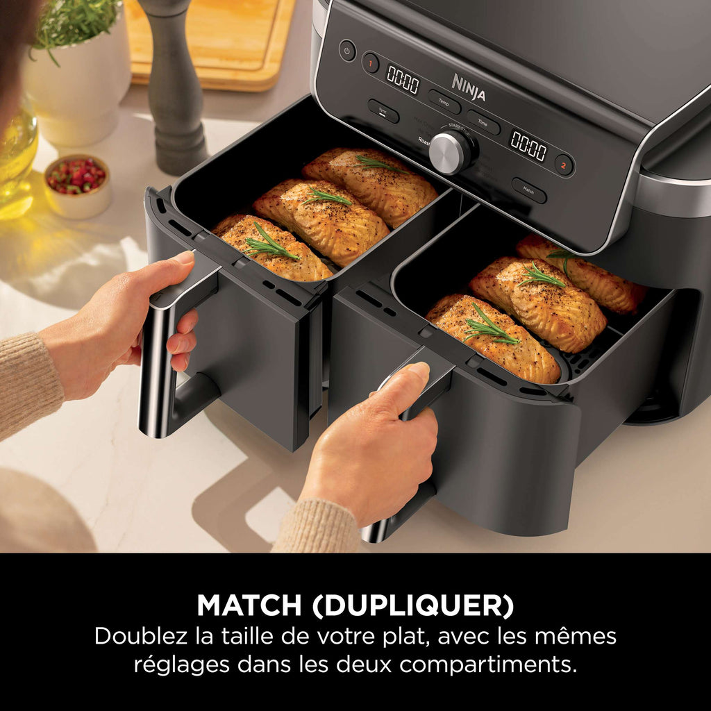 Air Fryer Ninja DualZone MAX, 9.5L, 6-en-1