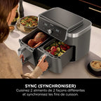 Air Fryer Ninja DualZone MAX, 9.5L, 6-en-1