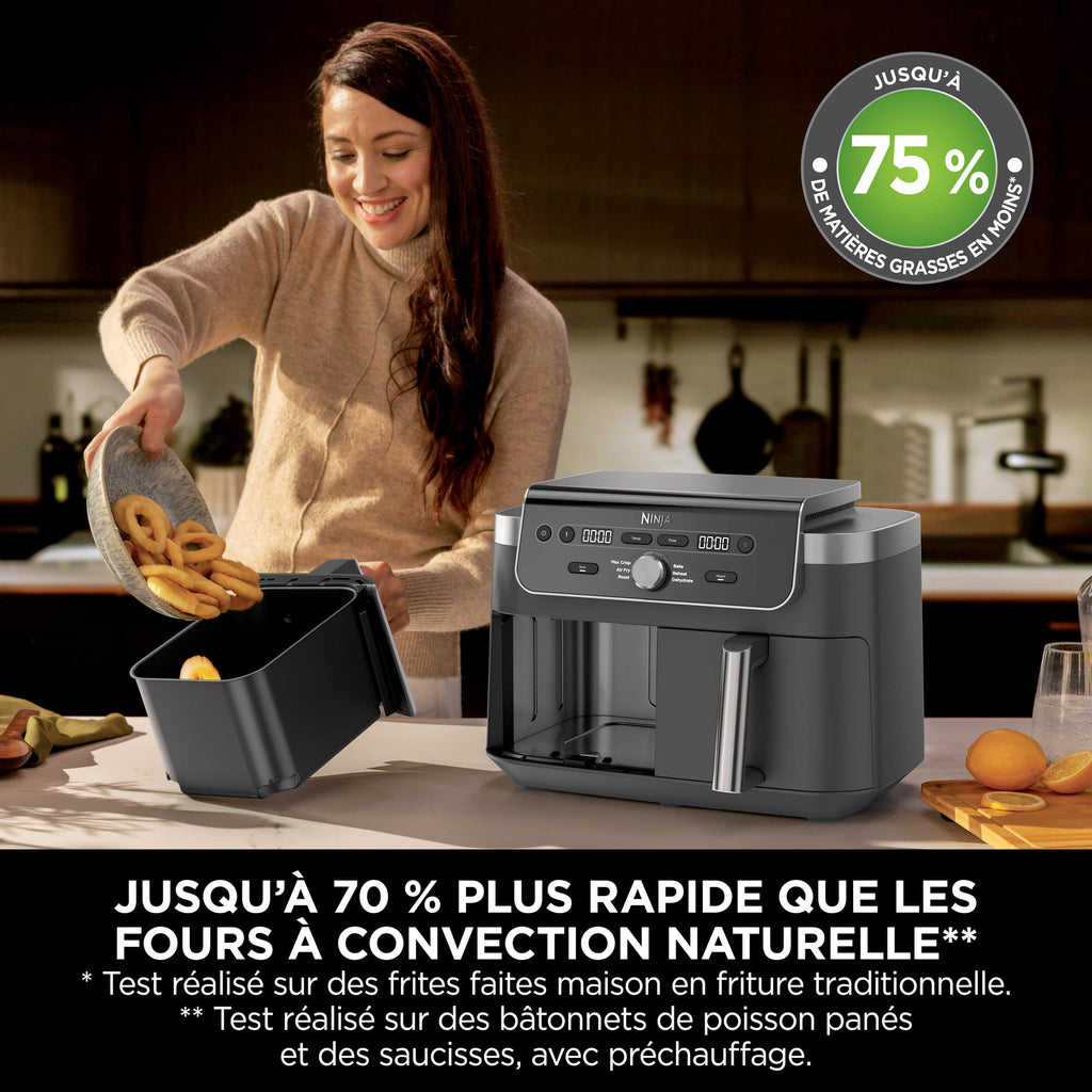 Air Fryer Ninja DualZone MAX, 9.5L, 6-en-1
