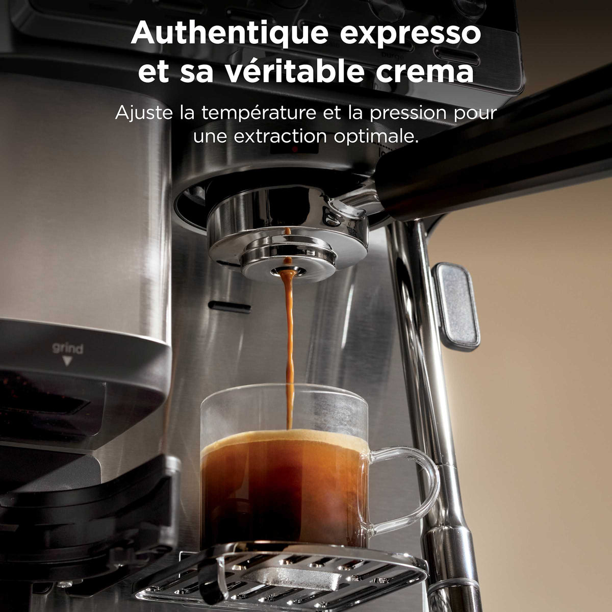 Machine à café semi-automatique Ninja Luxe Café MINI Plus - Argent
