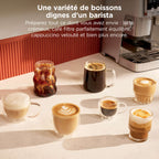 Machine à café semi-automatique Ninja Luxe Café MINI Plus - Argent