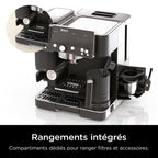 Machine à espresso Ninja Luxe Café Premier avec broyeur intégré – Noir