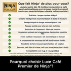 Machine à espresso Ninja Luxe Café Premier avec broyeur intégré – Noir
