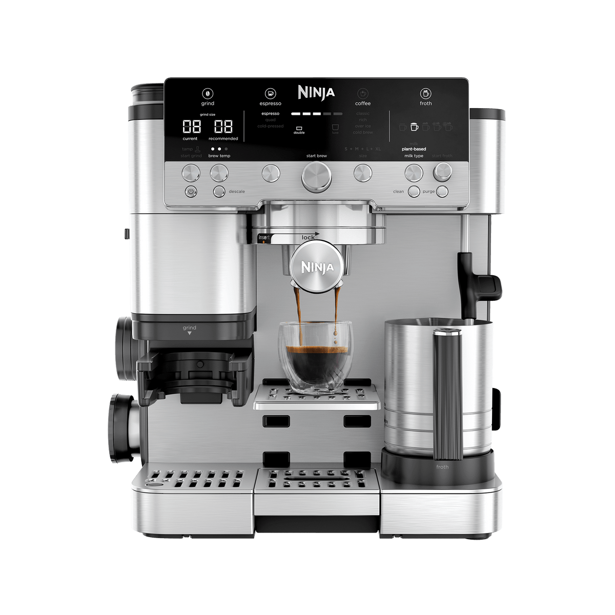 Machine à espresso Ninja Luxe Café Premier avec broyeur intégré – Noir