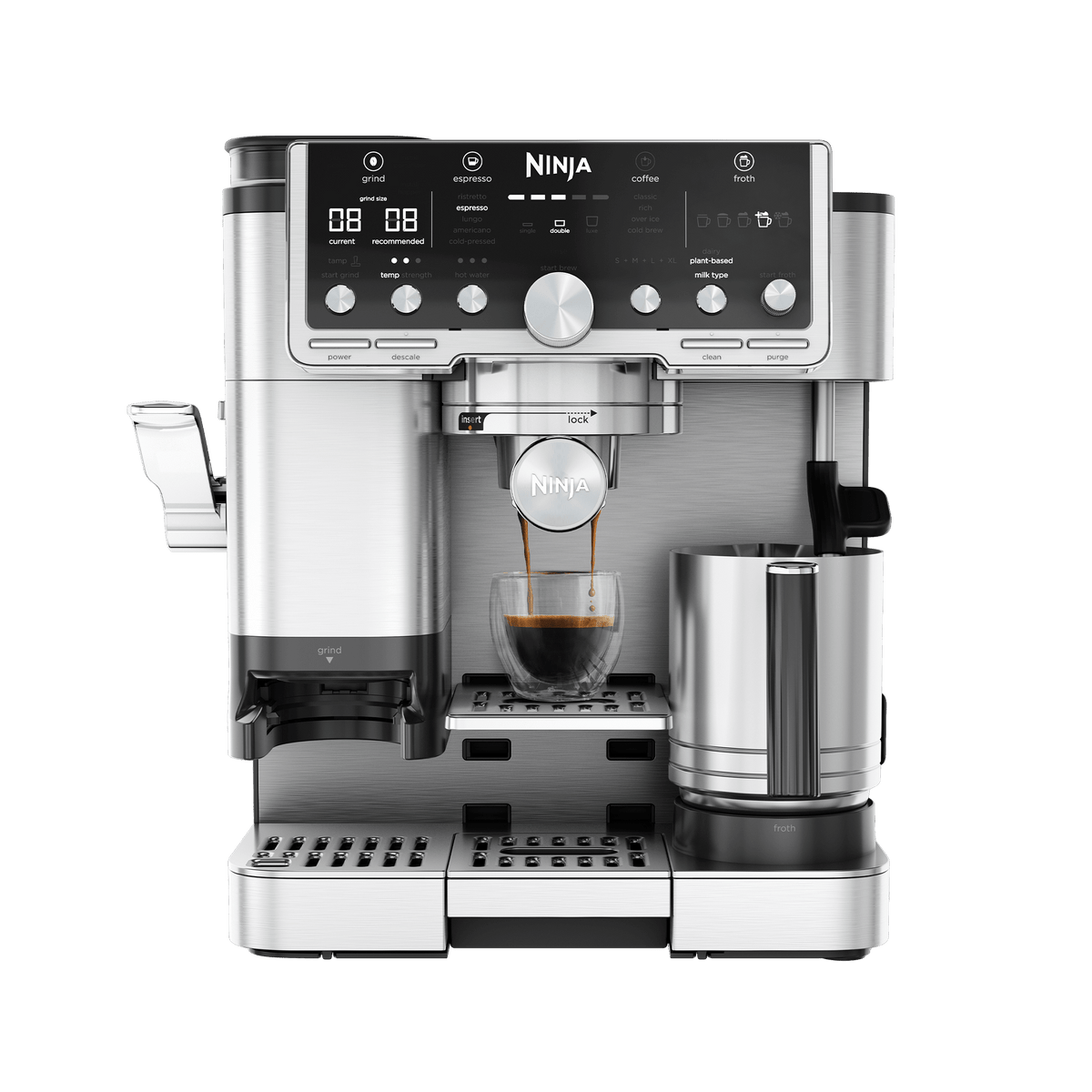 Machine à espresso Ninja Luxe Café Premier avec broyeur intégré – Noir