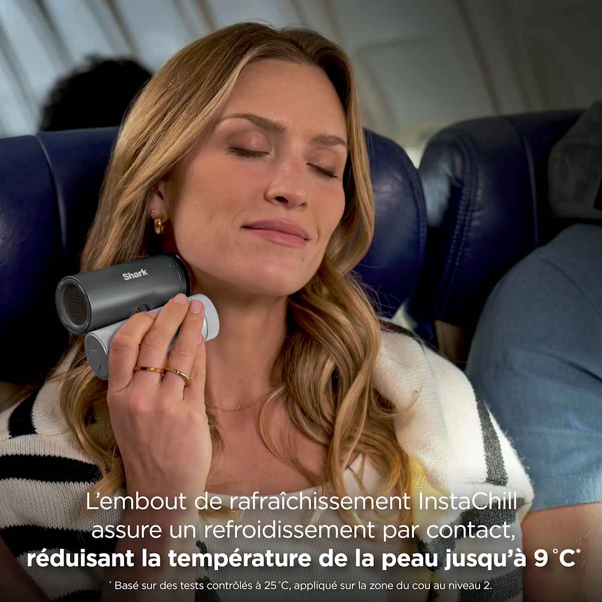 Ventilateur portable 3-en-1, brumisateur et plaque refroidissante Shark ChillPill - Charbon