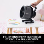 Ventilateur portable avec brume Shark FlexBreeze HydroGo - Gris foncé
