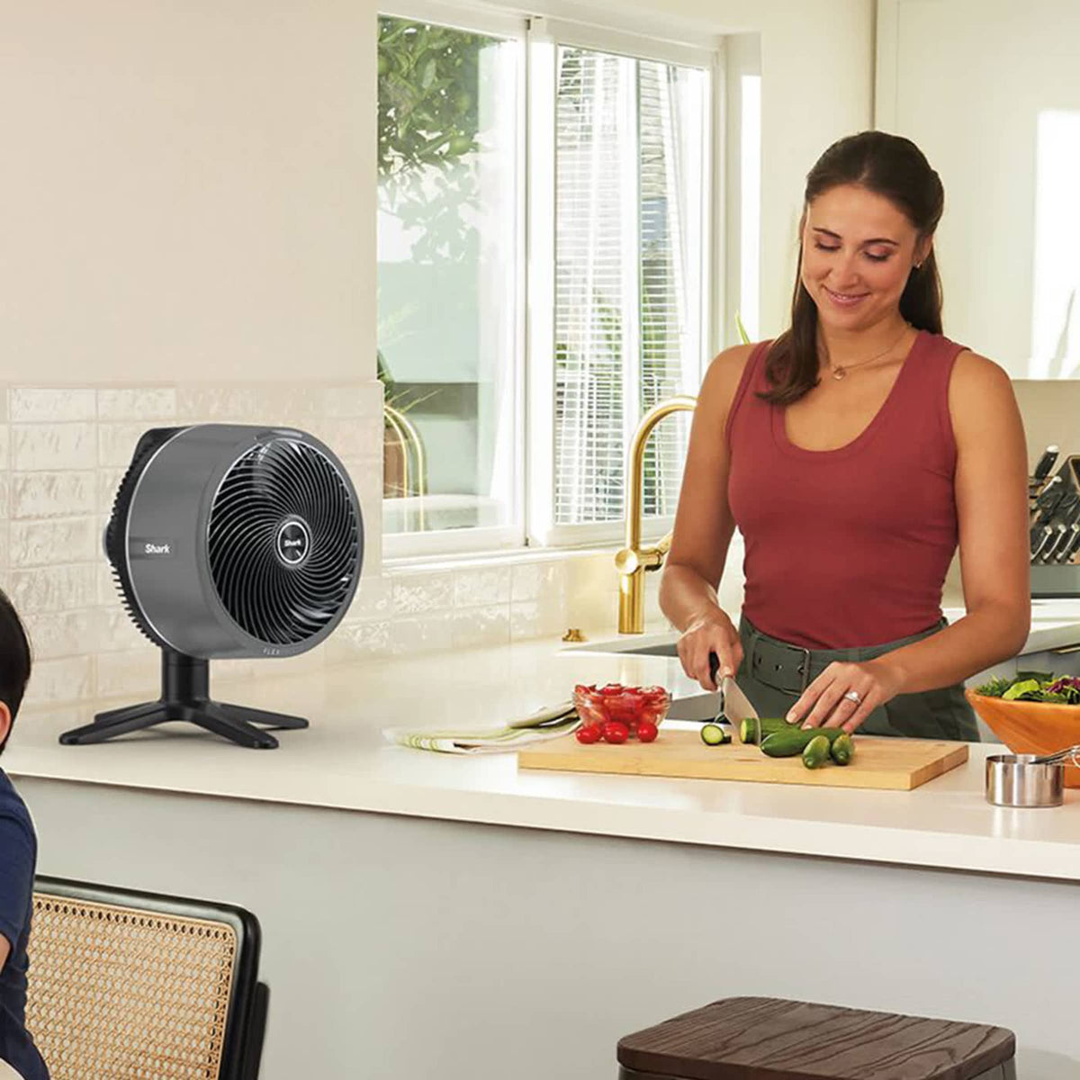 Ventilateur de table Shark FlexBreeze TableMate avec ou sans fil
