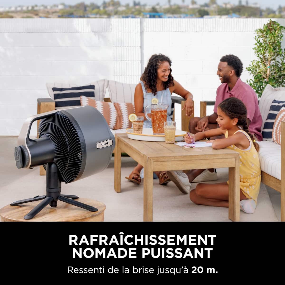 Shark FlexBreeze Pro Mist système de ventilation et de brumisation d’intérieur et d’extérieur