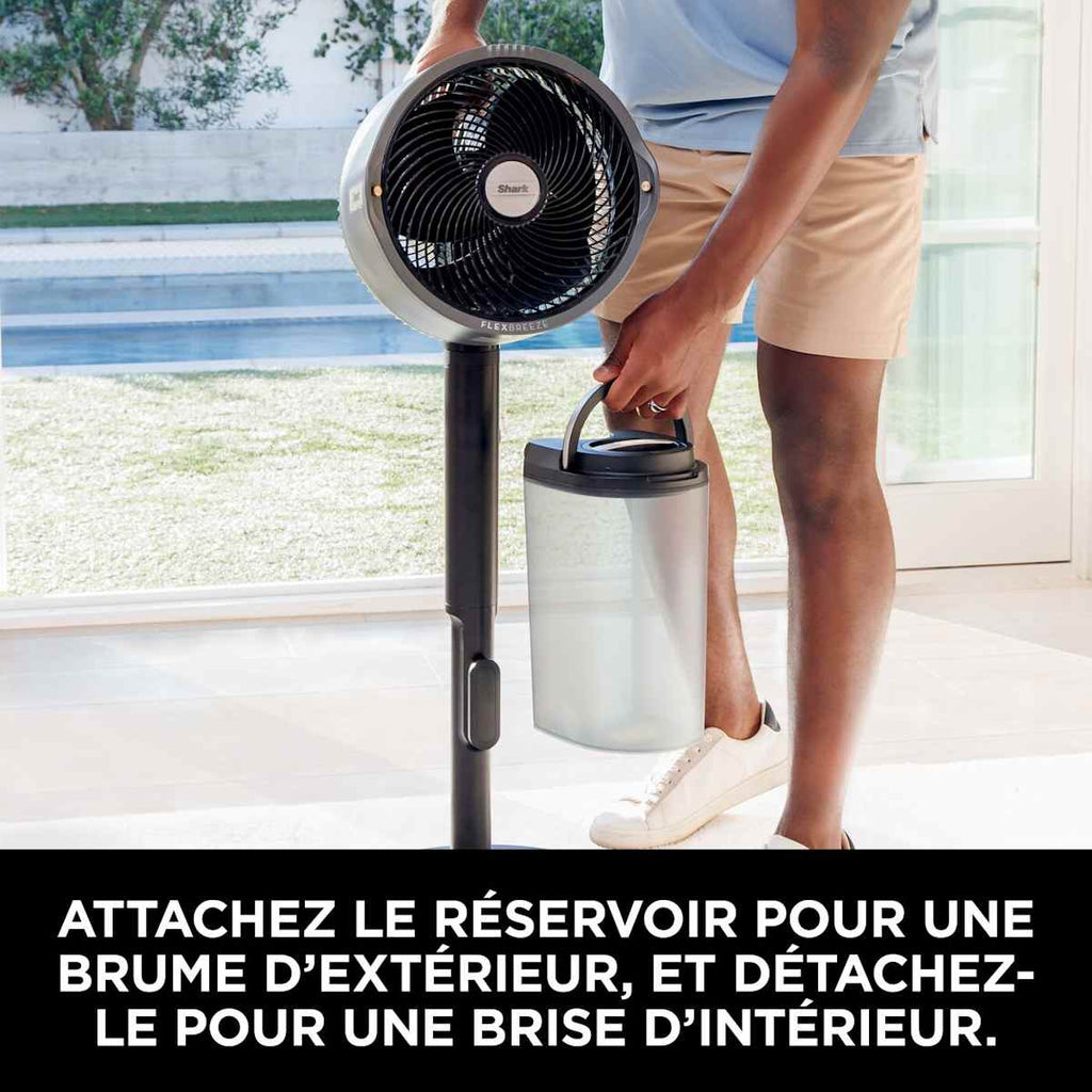 Shark FlexBreeze Pro Mist système de ventilation et de brumisation d’intérieur et d’extérieur