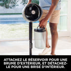 Shark FlexBreeze Pro Mist système de ventilation et de brumisation d’intérieur et d’extérieur
