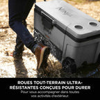Ninja FrostVault 61 L Glacière roulante avec zone sèche, Gris ardoise FB265EUUKGY